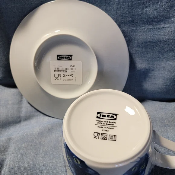 Rare KATIE EARY for Ikea GILTIG CAT Cup & Saucer - Picture 4 of 6
